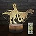 FlyonSea Dinosaur Light,Dinosaur Lamp,Dinosaur Night Light Kids 7 Colors Change Remote Control with Timer Optical Illusion Kids Lamp As a Gift Ideas for Boys or Kids (Velociraptor)