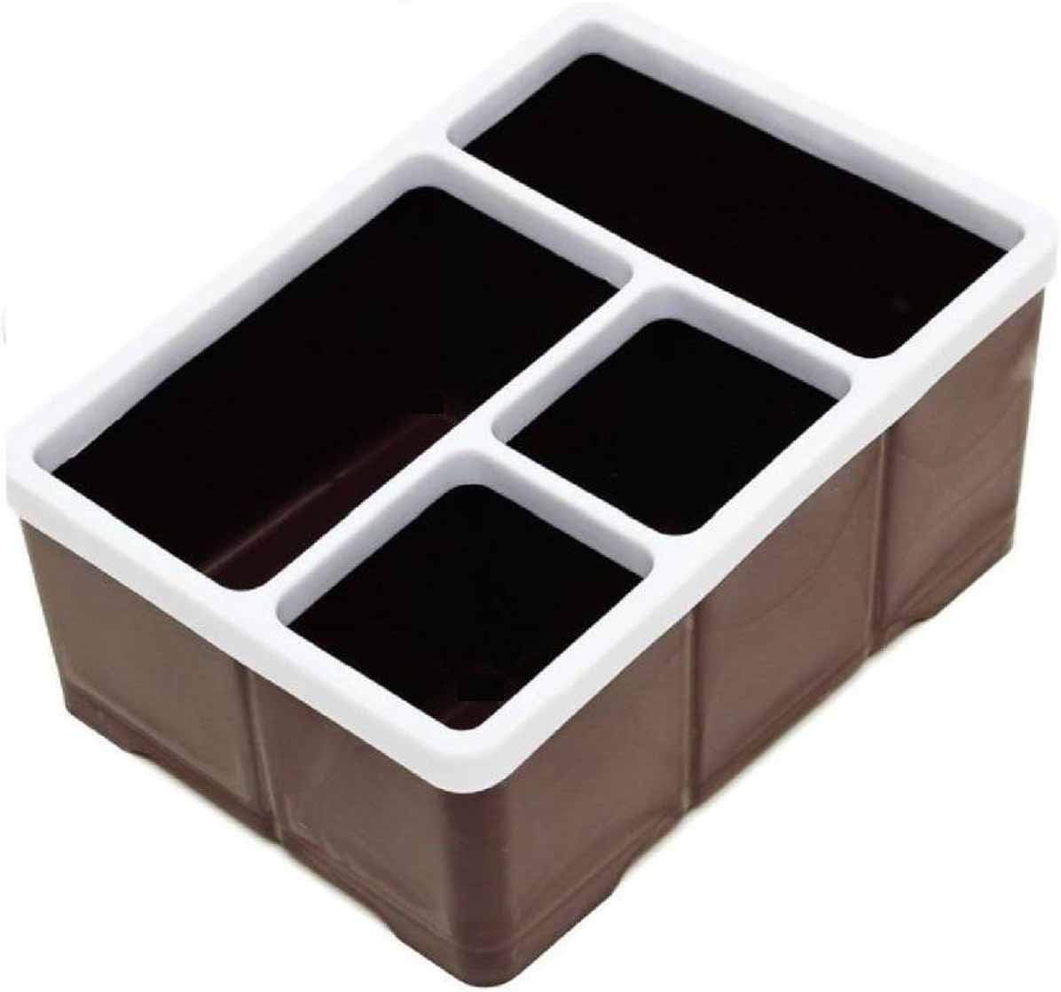 HARIKRUPEX Desktop Container Organizer, Plastic Storage Basket Organizer for Remote Stationery Cosmetic for Office Bathroom- Multi Colour