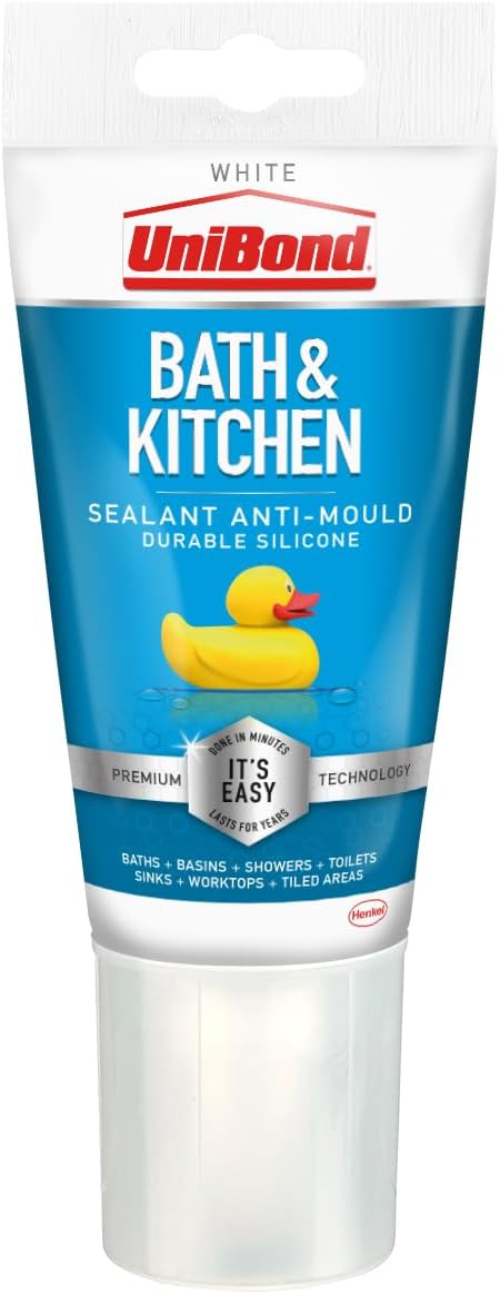 Unibond Anti-Mould Sealant White Silicone 147 g Tube
