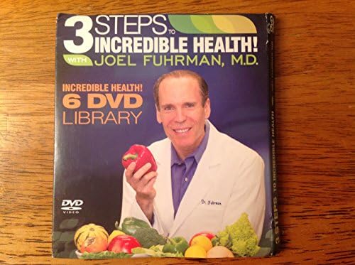 3 Steps To Incredible Health With Joel Fuhrman, M.D. - 6 DVD Video Health Library
