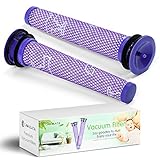 CAM-ULATA Filter Replacements for Dyson Cordless V6 V7 V8 DC58 DC59 DC61 DC62 2 Pack Parts for Animal/Motorhead/Absolute Dyson Vacuum Filters Kit