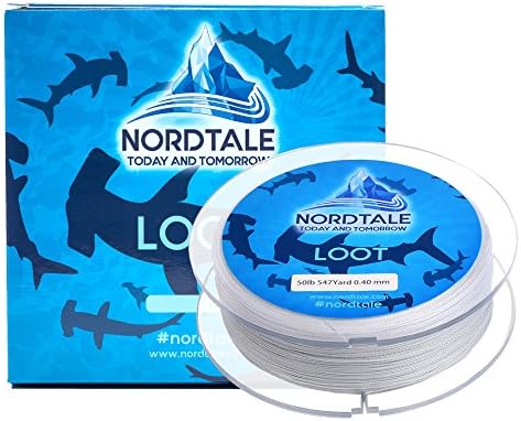Nordtale Loot Braided Fishing Line 300yards 547yards - Improved Braided Fishing Lines - Abrasion Resistance - Zero Stretch - Thinner Diameter 6lb-80lb