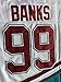 Adam Banks #99 Mighty Ducks Movie Hockey Jersey White Green