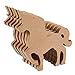Wood Cutouts for Crafts, Wooden Unicorn (7.5 x 6.7 in, 6-Pack)