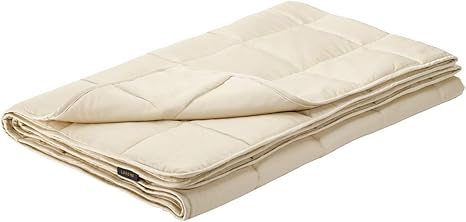 Amazon Com Luxome Cooling Weighted Blanket For Kids With Integrated Bamboo Cover 8 Lbs 42 X56 Machine Washable Home Kitchen
