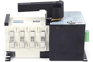 Ethedeal 400V 4P/100A Dual Power Automatic Transfer Switch for Generator Changeover Switch (4P 100A)
