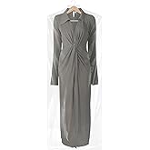 SmileLucky 100 Pack 23.6"x70" Garment Bags for Hanging Clothes, Thick Clear Plastic Dry Cleaning Covers for Closet Storage & Travel