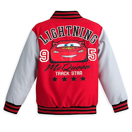 Disney Lightning McQueen Varsity Jacket for Boys Size 7/8 Red Buy Online in UAE. Apparel