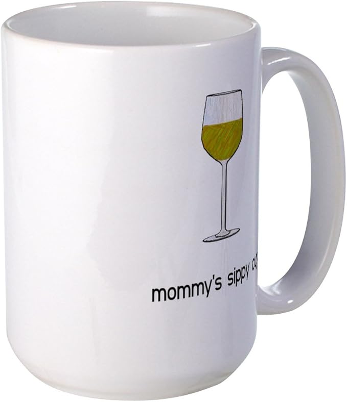 CafePress Mommy's Sippy Cup Large Mug Coffee Mug, Large 15