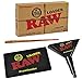 RAW Classic Lean Size Pure Hemp Pre-Rolled Cones With Filter (50 Pack and Lean Cone Loader)