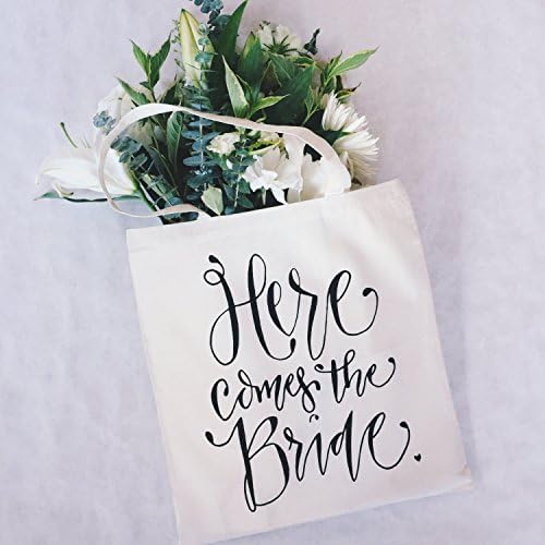 Here Comes The Bride Bridal Shower Gift Bag Bride Bag Wedding Day Tote