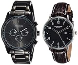 Akribos XXIV Men's AK884BK Two Watch Gift Set