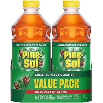 Pine-Sol All Purpose Cleaner, Original Pine, 40 Ounce Bottles (Pack of 2) (Packaging May Vary)