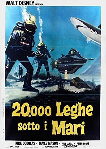 Amazon 27 X 40の海底二万里海映画ポスター アートフレーム ポスター オンライン通販