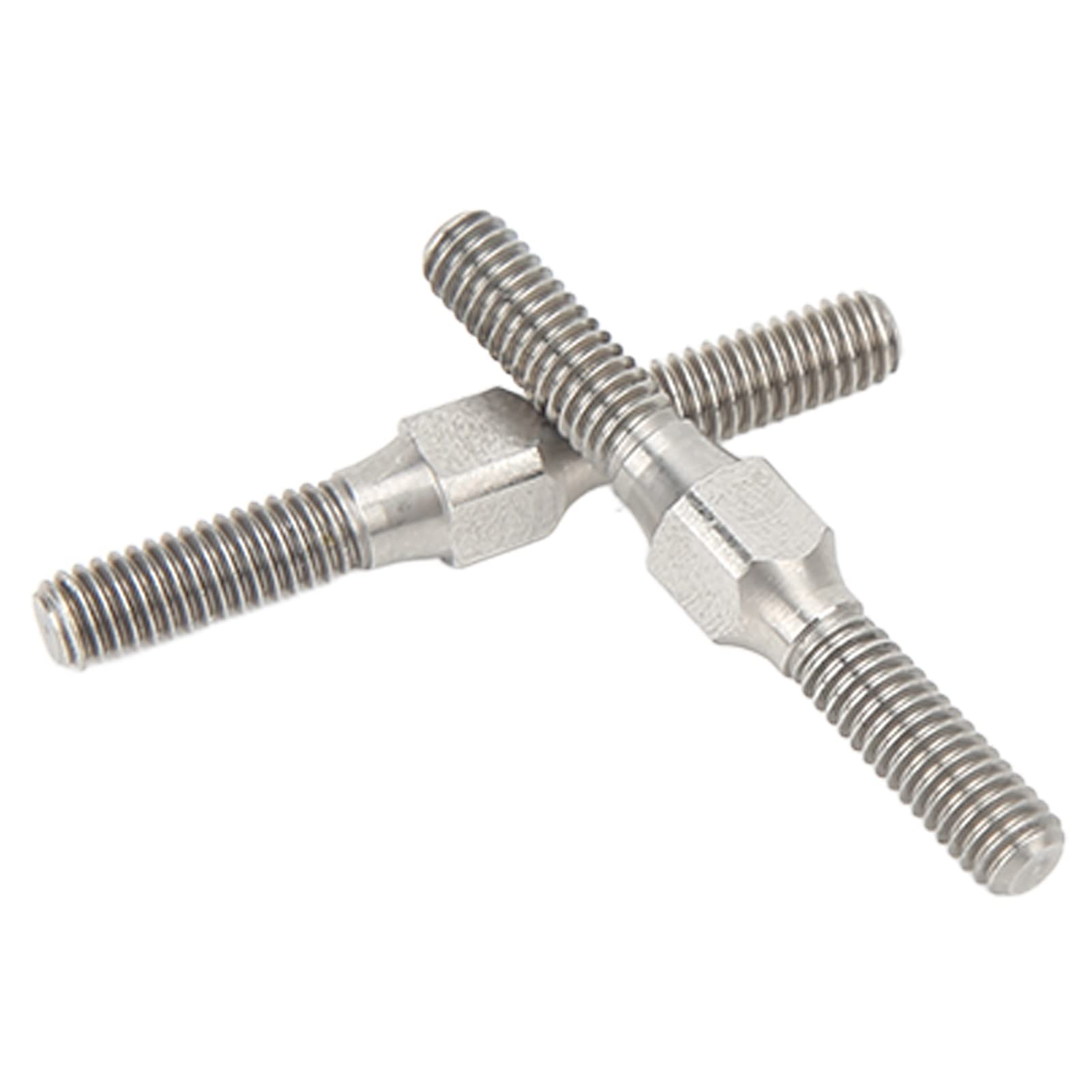 SUNGOOYUE 2 Pcs RC Turnbuckle Link, M4 34mm Steel Stable Performance RC Tie Rod Turnbuckle for ARRMA Granite 1/10 RC Car, Silver