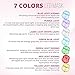 7 Colors LED Light Therapy Mask With Free Skincare & Anti-Aging Natural tips E-book | Your Perfect Red Light Therapy Facial Machine and Acne Mask by GOBIES