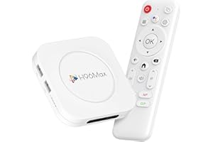 Android 14.0 TV Box 2025, LEFFOT M1 Plus 4K Ultra HD Smart TV Box, 4GB RAM + 32GB ROM, Streaming Device for TV, Voice Control