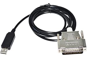 FTDI FT232RL USB to RS232 D-SUB 25PIN DB25 Male Adapter TNC Serial Communication Cable for KANTRONICS KPC2 KPC-3+ and ARM Deb
