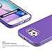 technext020 Galaxy S6 Purple Case, Galaxy S6 Case silicone protective back cover Slim Fit Samsung Galaxy S6 bumper