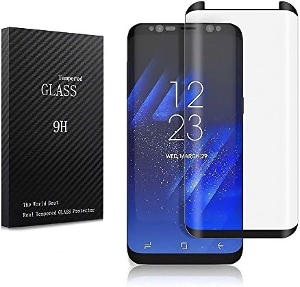 Galaxy S8 Plus S8+ Tempered Screen Protector Glass,Case Friendly Premium Screen Proctor for Samsung Galaxy S8 Plus by Mavel Star - Black