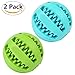 UYIKU Pet Toy Balls Dog Chew Durable Dog Treat Balls Indestructible Pack of 2