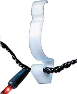 electrosmart 16 Large Gutter Hooks for Party Lights on House Garage Outdoor view 3
