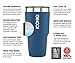 ICONIQ Stainless Steel Vacuum Insulated Tumbler | 30 Ounce | Includes 2 Spill Proof Lids and Set of 6 Reusable Silicone Straws (Blue)