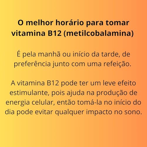 Vitamina b12 metilcobalamina 413% VD 9,9 mcg 120 capsulas Zuchetti nutrition uso 4 meses