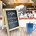 Wooden Decorative Tabletop A-Frame Double-Sided Kitchen Chalkboard Sign 12