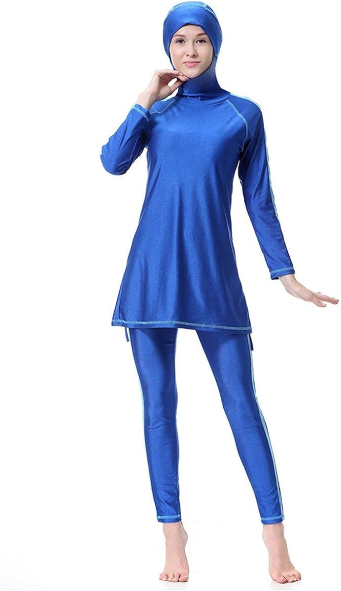 Muslimische Badeanzug 3-teilig Burkini - Langarm Full Cover Bademode
