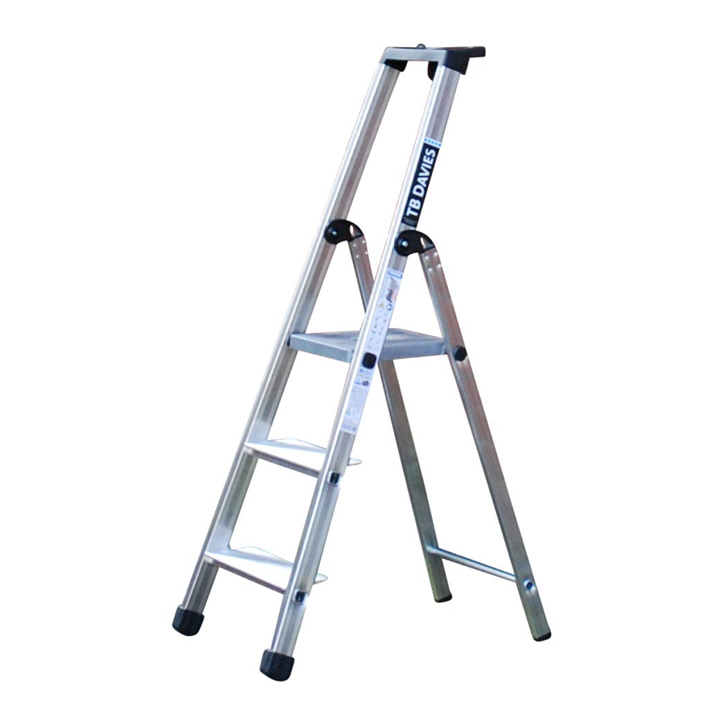 TB Davies 1211-023, 3 Tread Maxi 110 Platform Steps, Platform Height 0.65m, Aluminum, EN131 Professional