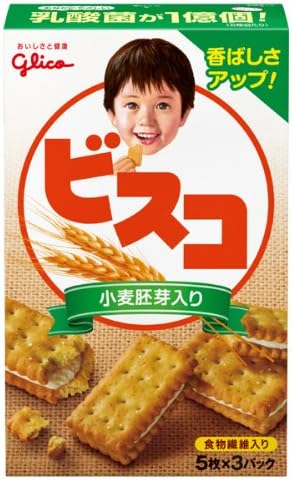 Glico Visco &amp; lt; wheat germ containing &amp; gt; 15 sheets ~ 10 boxes