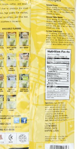 MOCAFE Frappe Caramel, Ice Blended Coffee, 3-Pound Bag - Thumbnail 4