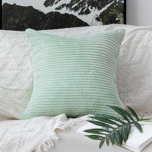 mint green decorative pillows