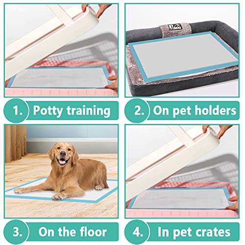 KIHKIH 100 Count Extra Large 36"x24" Puppy Pads Pee Pads for Dogs, Dog