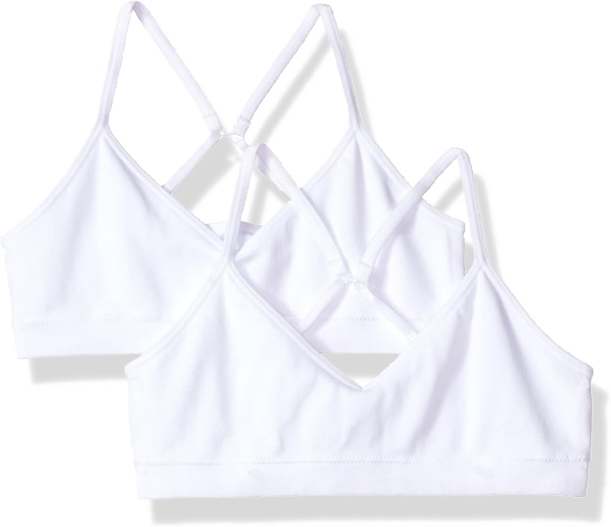 Hanes Girls ComfortFlex Seamless Bralette 2-Pack: Clothing