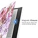 MoKo Case for All-New Kindle Oasis (9th Generation, 2017 Release) - Premium Ultra Lightweight Shell Cover with Auto Wake / Sleep for Amazon Kindle Oasis E-reader Case, Floral Purple