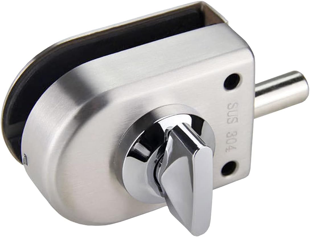 Spotact Stainless Steel Glass Door Lock Floor Latch Lock Bolt Ground Lock for Bathroom Toilet Shop Glass Doors - Image 5