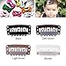 50pcs/lot U Shape Snap Clips For Hair Extensions Tool With Silicone Back Wig Clips In Weave Wig Accessory 32 (LT Brown)thumb 4