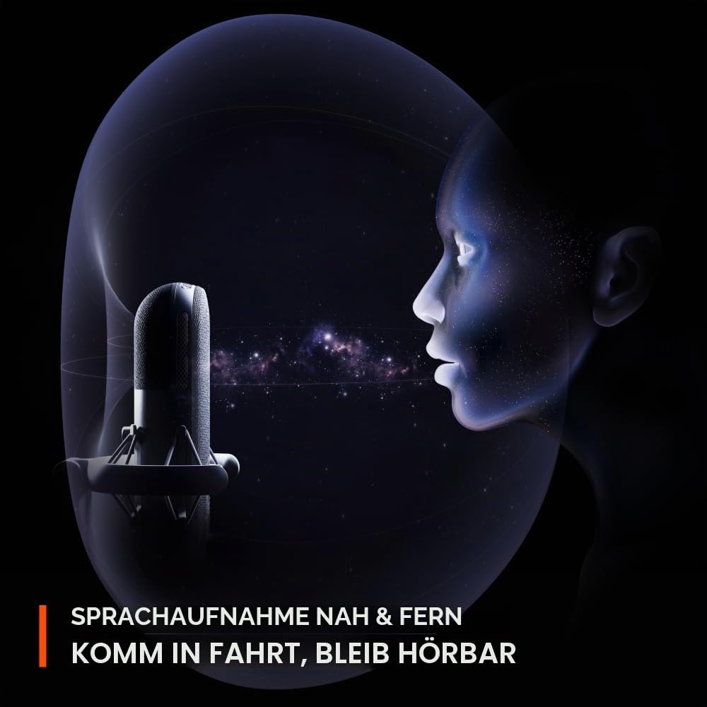 Alias USB-Mikrofon für PC – 3 Mal größere Kapsel fürs Gaming, Streaming und Podcasting – KI-gestützte Geräuschunterdrückung – LED-Stummschalttaste + Pegelüberwachung – Stoßdämpfer