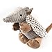 oneisall Durable Dog Squeaky Chew Toys Plush Puppy Toy Armadillo for Dog Cat