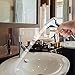 VOVA Handheld Shattaf Bidet Sprayer For Toilet, Cloth Diaper Sprayer,Toilet Shower with T-valve,Bum Gun Hand Bidet - ABS White Chrome (Bidet C)