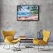 DIY Paint by Numbers Kit for Adults - Summer Time Sea Palt Tree | Paint by Numbers Landscape PaintingsArts Craft for Home Wall Decor | Pre-Printed Art-Quality Canvas, 3 Brushes, 24 Acrylic Paints