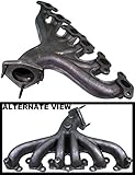APDTY 88890560 Exhaust Manifold Assembly Improved Web Design For 2002-2005 GMC Envoy w/4.2L Engine / 2002-2005 Chevrolet Trailblazer w/4.2L Engine / 2004-2005 Buick Rainier w/4.2L Engine / 2003-2005 Isuzu Ascender w/4.2L Engine / 2002-2004 Oldsmobile Brav