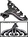 APDTY 88890560 Exhaust Manifold Assembly Improved Web Design For 2002-2005 GMC Envoy w/4.2L Engine / 2002-2005 Chevrolet Trailblazer w/4.2L Engine / 2004-2005 Buick Rainier w/4.2L Engine / 2003-2005 Isuzu Ascender w/4.2L Engine / 2002-2004 Oldsmobile Brav