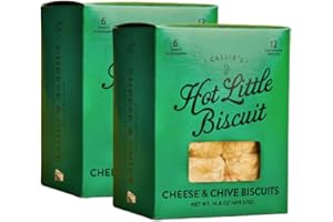 Callie’s Hot Little Biscuit | Cheese & Chive Biscuits | Fluffy, Tender, Sweet | Tasty Handmade Southern Biscuits | 15oz | 2 Packs