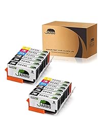 JARBO HP 564XL cartucho de tinta de repuesto para uso de alto rendimiento en HP Photosmart 5520, 6520, 7520, 5510, 6510, 7510, 7525, B8550, C6380, D7560 Premium, C309A, C410, Officejet 4620, Deskjet 3520