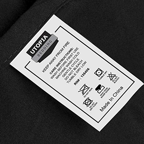 5 Utopia+Bedding+Brushed+Microfiber+Resistant