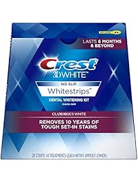 Crest 3D White Glamorous White Whitestrips Dental Teeth Whitening Strips Kit, 14 Treatments - Lasts 6 Months & Beyond