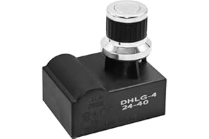 ABYDA Spark Generator 4 Outlets AA Battery Silver Cap Push Button Chrome Coated Spark Generator tact Electric Igniter Grill Ignitor for Amana, Brinkmann, Charbroil, Kenmore, Master Forge, Uniflame Etc